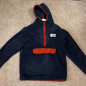 North Face Fleece quarter zip jacket